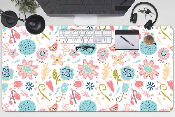 Full desk mat colorful patterns