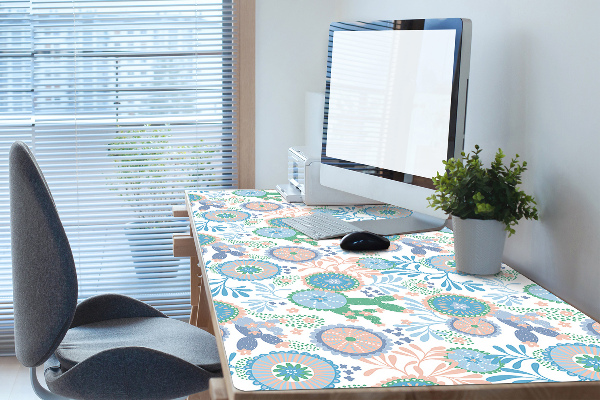 Full desk mat vintage flowers