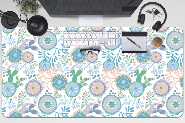 Full desk mat vintage flowers