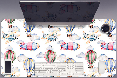Full desk pad Balloons and airships
