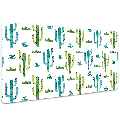 Full desk protector painted Cactus