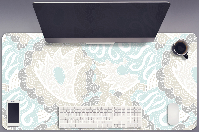 Full desk protector Pastel flowers