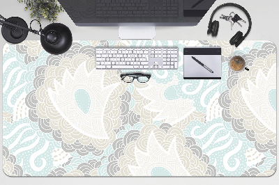 Full desk protector Pastel flowers