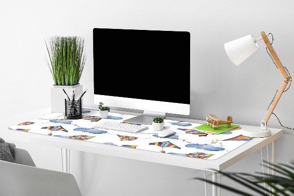 Full desk mat kites Clouds