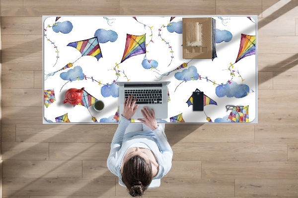 Full desk mat kites Clouds