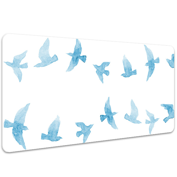 Large desk mat for children swallows