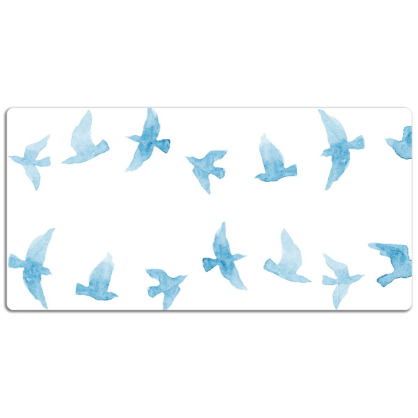Large desk mat for children swallows