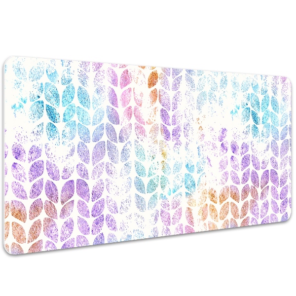 Full desk mat leaf brocade