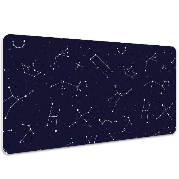 Large desk pad PVC protector Constellation
