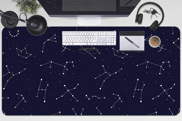 Large desk pad PVC protector Constellation