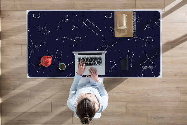 Large desk pad PVC protector Constellation