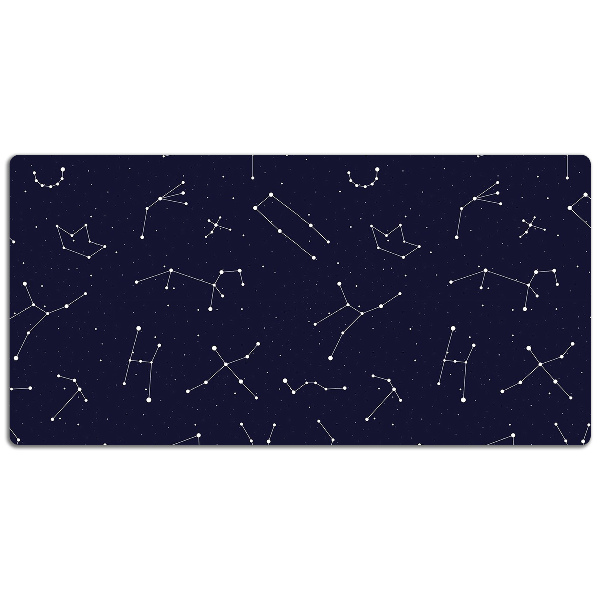 Large desk pad PVC protector Constellation