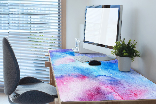 Desk mat abstract clouds