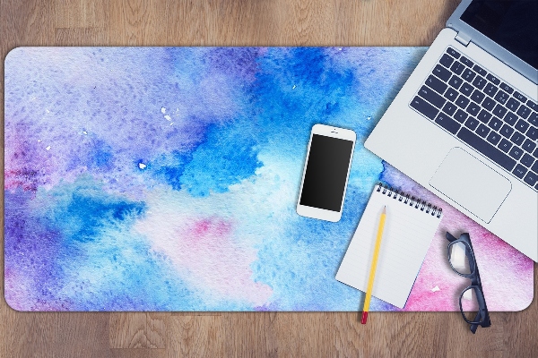 Desk mat abstract clouds