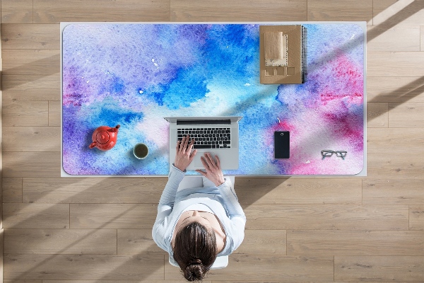 Desk mat abstract clouds