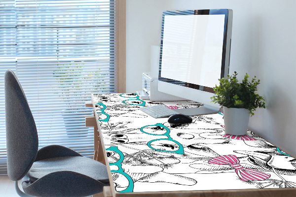 Full desk mat Hipster giraffe