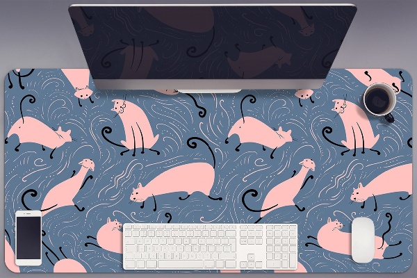 Full desk protector Cats cartoon