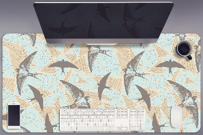 Full desk pad flying swallows