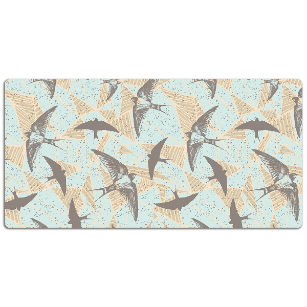 Full desk pad flying swallows