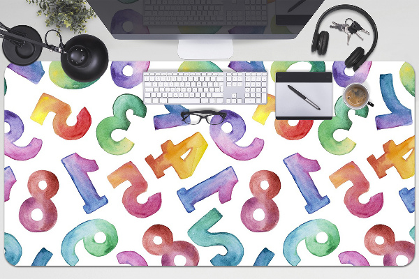 Full desk protector colorful letters
