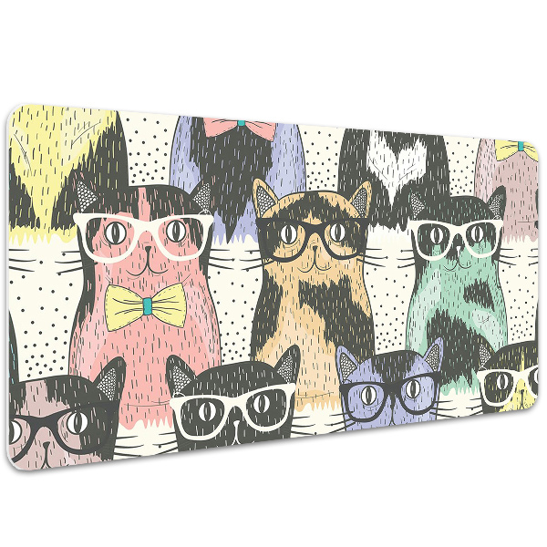 Large desk mat for children Cats