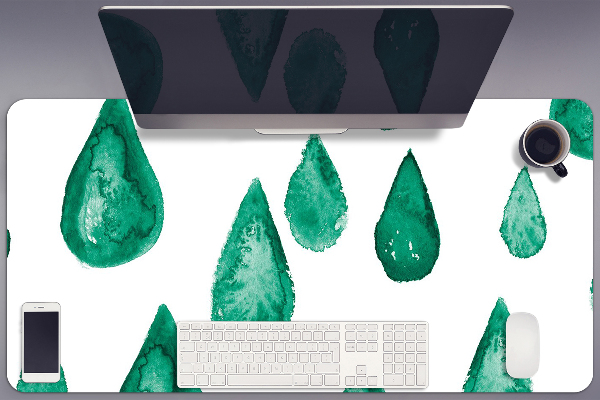 Full desk mat Raindrops