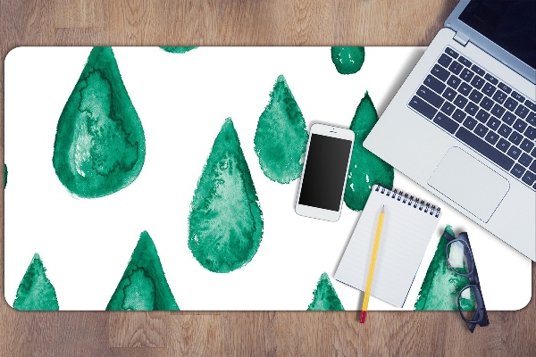 Full desk mat Raindrops
