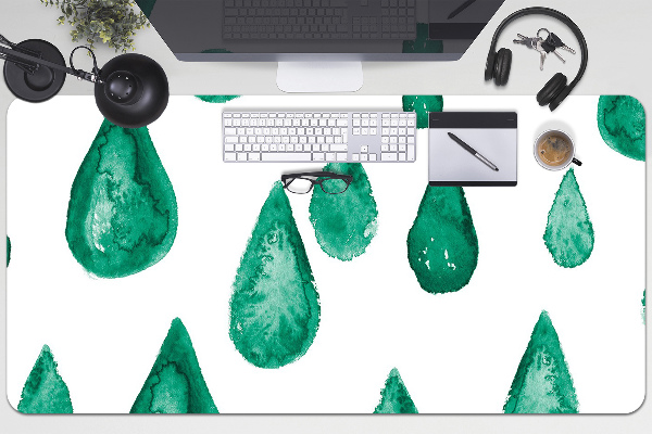 Full desk mat Raindrops