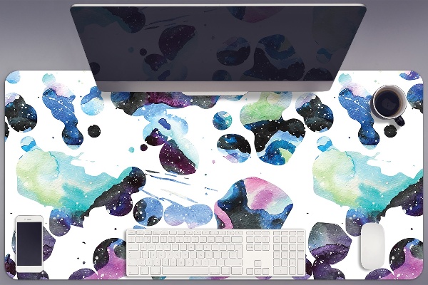 Large desk mat for children Galaxy