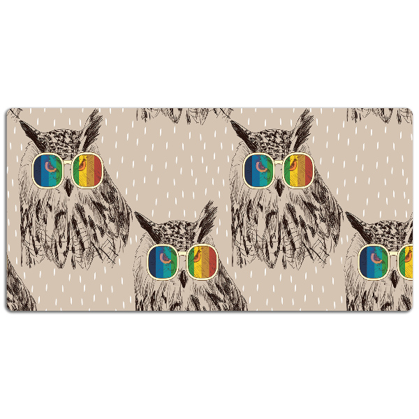 Full desk protector Owls glasses