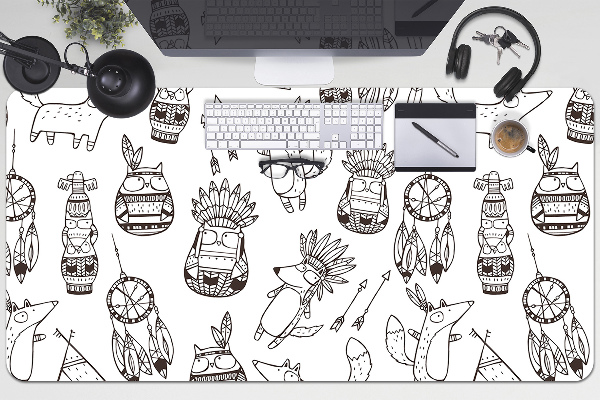 Large desk mat for children cartoon