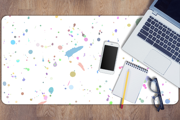 Large desk mat for children Paint stain