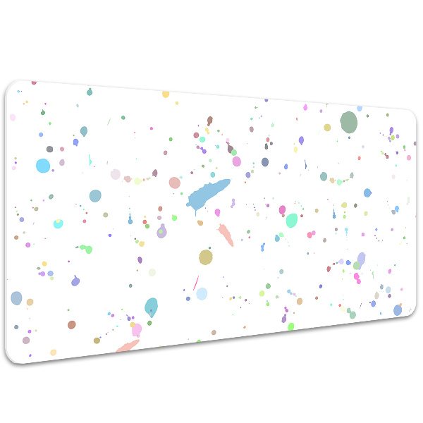 Large desk mat for children Paint stain