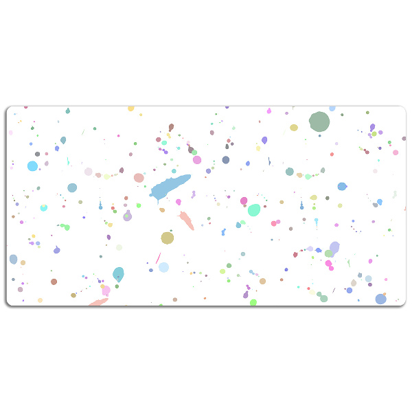 Large desk mat for children Paint stain
