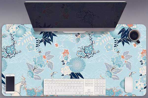 Large desk mat for children Heron