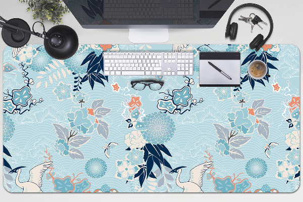 Large desk mat for children Heron