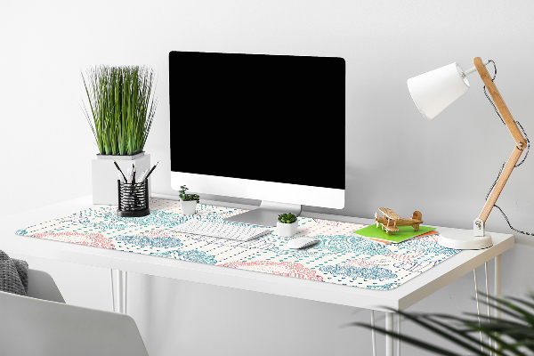 Desk pad Clouds and Dots