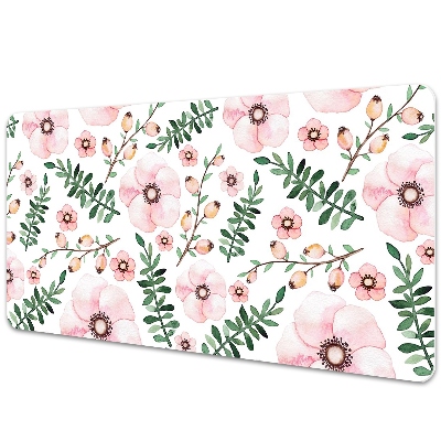 Large desk mat for children Flowers