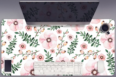 Large desk mat for children Flowers