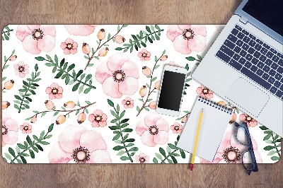 Large desk mat for children Flowers