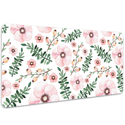 Large desk mat for children Flowers