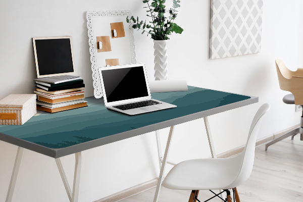 Large desk mat for children forest Mountains