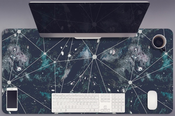 Large desk mat for children Night sky