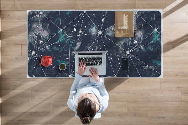 Large desk mat for children Night sky
