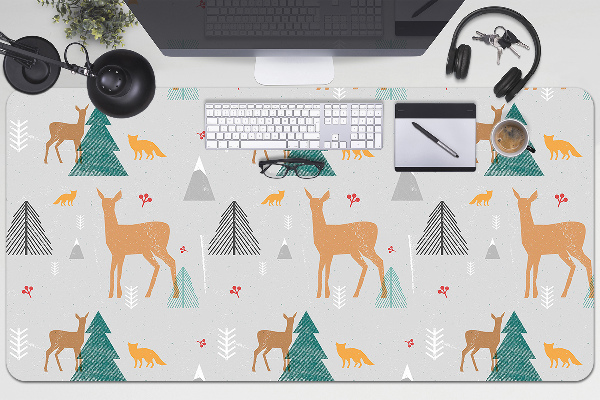 Desk pad Forest animals