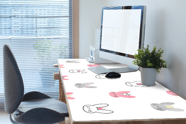 Desk mat Rabbits crowns