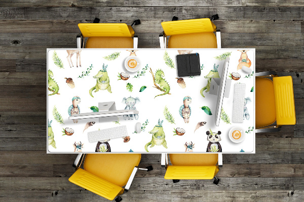 Full desk protector amusement animals