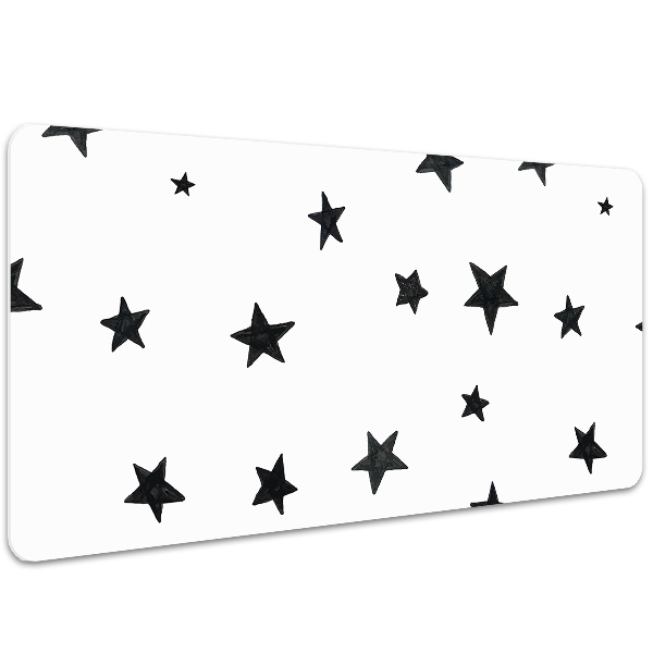 Large desk mat for children star