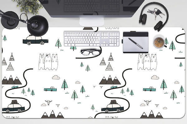 Large desk mat table protector Purpose of trip
