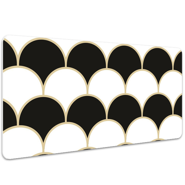 Large desk mat for children Fish scales